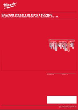 MILWAUKEE EU 1 m Sawzall Blades 4932479113 A4 PDF