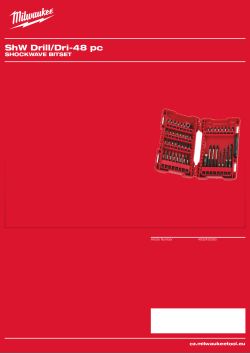 MILWAUKEE Shockwave Bitset 4932430580 A4 PDF