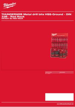 MILWAUKEE EU Red Rack Metal Drilling 4932352645 A4 PDF