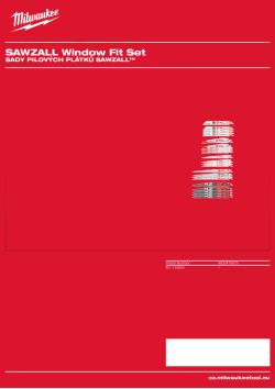 MILWAUKEE Sawzall Blade Sets 4932478075 A4 PDF