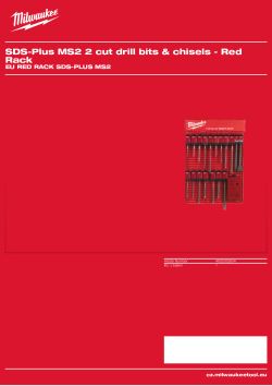 MILWAUKEE EU Red Rack SDS-Plus MS2 4932352634 A4 PDF