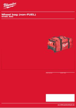 MILWAUKEE Wheel bag 4933471862 A4 PDF