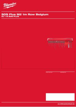 MILWAUKEE EU 1 m SDS-Plus 4932480760 A4 PDF