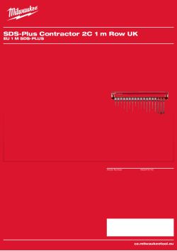 MILWAUKEE EU 1 m SDS-Plus 4932479140 A4 PDF