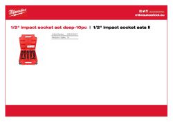 MILWAUKEE ½″ SHOCKWAVE™ IMPACT DUTY sada dlouhých průmyslových hlavic 10 ks 4932480457 A4 PDF
