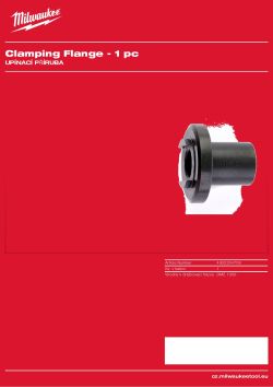 MILWAUKEE Upínací příruba 4932334706 A4 PDF