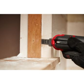 MILWAUKEE Bimetalové nože s titanovou povrchovou úpravou s užší šířkou řezu a delším tělem nože, určené k řezání měkkých kovů, š