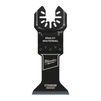 MILWAUKEE Bimetalový ponorný nůž pro řezání měkkých kovů, šroubů, hřebíků, PVC a sádrokartonu 45 mm, 48851261
