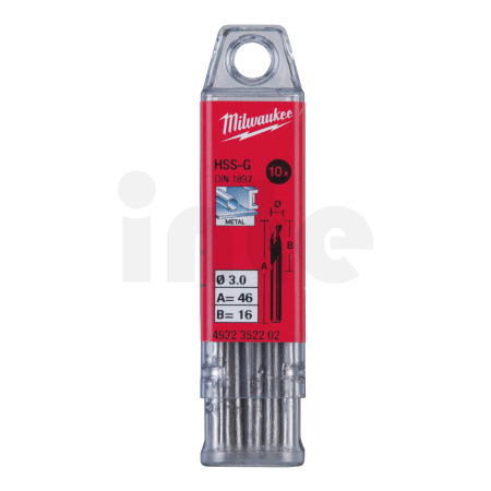 MILWAUKEE HSS-Ground Drills Short / DIN1897 / 5 and 10 pack 4932352202