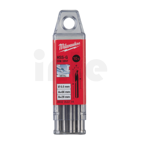 MILWAUKEE HSS-Ground Drills Short / DIN1897 / 5 and 10 pack 4932352214