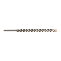 MILWAUKEE Čtyřbřité vrtáky SDS-Max MX4 40 x 570 4932352795