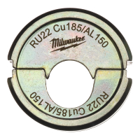 MILWAUKEE Krimpovací čelisti RU22 Cu185/AL150 4932451787