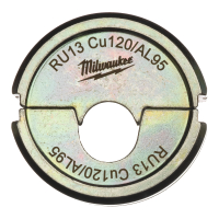 MILWAUKEE Krimpovací čelisti RU13 Cu120/AL95 4932459488