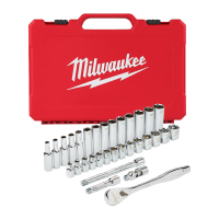 MILWAUKEE Sada ráčny 3/8˝ a metrických nástrčných klíčů (32 ks) 4932464945