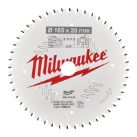MILWAUKEE CSB P W 165 x 20 x 2.2 x 48ATB 4932471295