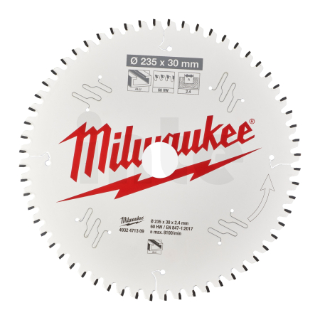 MILWAUKEE CSB P Alu235 x 30 x 2.4 x 60TF 4932471309