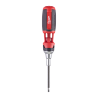 MILWAUKEE 9 v 1 kompaktní ráčnový multibitový šroubovák - hex 4932471599