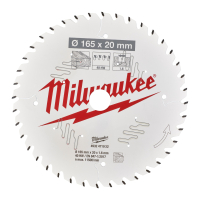 MILWAUKEE CSB P W 165 x 20 x 1.6 x 40ATB 4932471932