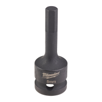 MILWAUKEE Průmyslová hlavice HEX 1/2" na HEX 8 mm 4932478065