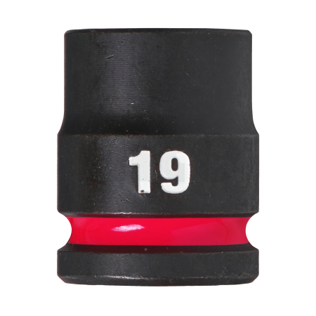 MILWAUKEE Průmyslová hlavice Shockwave 1/2" HEX 19mm krátká 4932480313