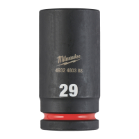 MILWAUKEE Průmyslové hlavice Shockwave 3/4" HEX 29mm dlouhé 4932480388
