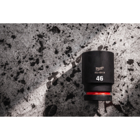 MILWAUKEE Průmyslové hlavice Shockwave 1" HEX 46mm dlouhé 4932480434