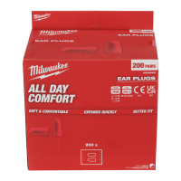 MILWAUKEE Pěnové zátky do uší - 200 párů 4932480465