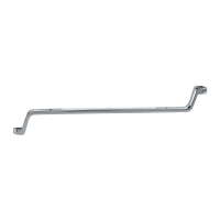 MILWAUKEE Vyhnutý oboustranný očkový klíč 6x7mm 4932492739