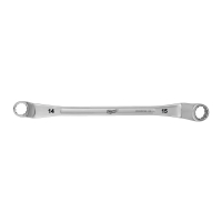MILWAUKEE Vyhnutý oboustranný očkový klíč 14x15mm 4932492744