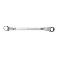 MILWAUKEE Vyhnutý oboustranný očkový klíč 21x23mm 4932492750