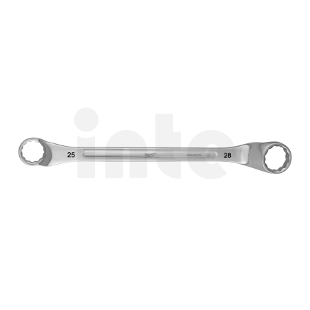 MILWAUKEE Vyhnutý oboustranný očkový klíč 25x28mm 4932493275