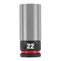 MILWAUKEE ½˝Průmyslová hlavice na šrouby kol 22 mm 4932493374