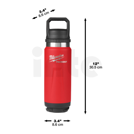 MILWAUKEE Packout™ láhev 710 ml s víčkem - červená 4932493465