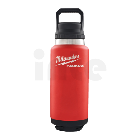 MILWAUKEE Packout™ láhev 1065 ml s víčkem - červená 4932493467