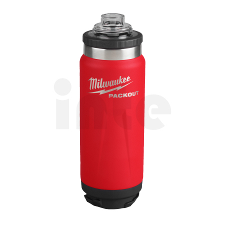 MILWAUKEE Packout láhev s víčkem 532 ml - červená 4932493991