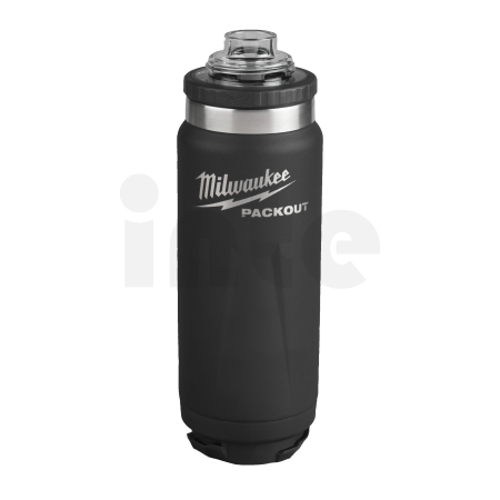 MILWAUKEE Packout láhev s víčkem 532 ml - černá 4932493992