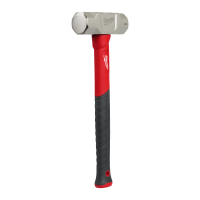 MILWAUKEE Kovářské kladivo s rukojetí ze skelných vláken 1,81kg 4932498307