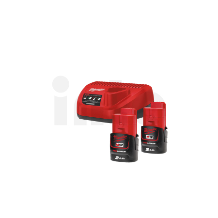 MILWAUKEE M12NRG-202 - M12™ NRG sada 4933459209