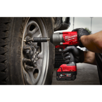 MILWAUKEE M18 FUEL™ ONE-KEY™ ½″ rázový utahovák s pojistným kroužkem a prodlouženým vřetenem 4933478405