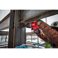 MILWAUKEE M18 ONEFHIWF1DS-121C FUEL ONE-KEY 1˝ rázový utahovák D-rukojeť, pojistný kroužek a prodloužené vřeteno 4933499253