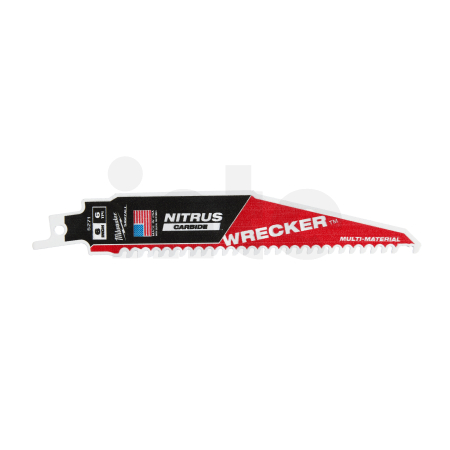 MILWAUKEE WRECKER NITRUS Pilový plátek s tvrdokovovými zuby do ocasky 150 x 6, 1 ks 48005271