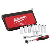 MILWAUKEE Ráčnový set ⅜″ 12 ks 48229001