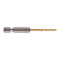 MILWAUKEE HSS-TiN Red Hex 2.5 mm - 2 ks 48894704