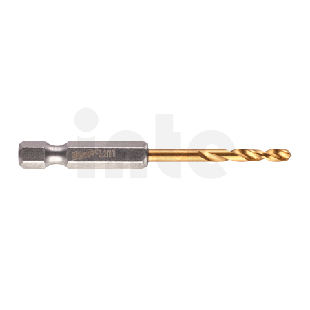 MILWAUKEE HSS-TiN Red Hex 3.2 mm - 2 ks 48894706