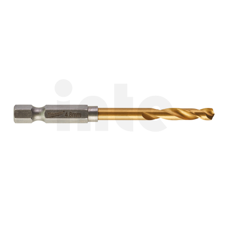 MILWAUKEE HSS-TiN Red Hex 4.8 mm - 1 ks 48894711