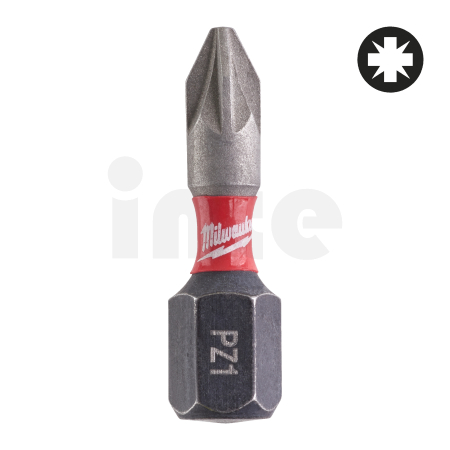 MILWAUKEE Šroubovací bity ShW PZ1 25mm - 2ks 4932430860