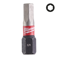 MILWAUKEE Šroubovací bity ShW Hex5 25mm - 2ks 4932430896