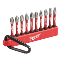 MILWAUKEE SHOCKWAVE™ IMPACT DUTY sada 2 na karabince 10 ks 4932492939