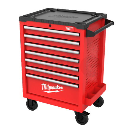 MILWAUKEE TOOLGUARD 27" / 69 cm ocelová skříňka na kolečkách se 7 zásuvkami 4932498252