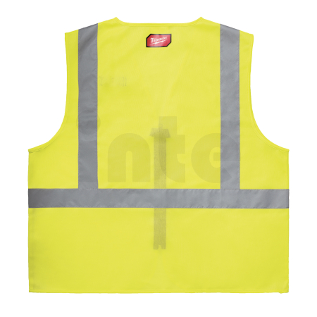 MILWAUKEE Pracovní vesta s vysokou viditelností žlutá 4XL/5XL 4932493997